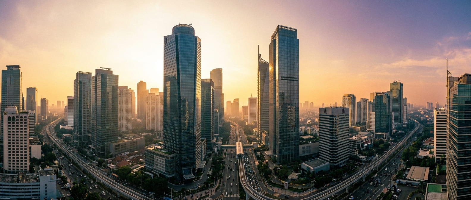 Jakarta Sudirman SCBD skyline