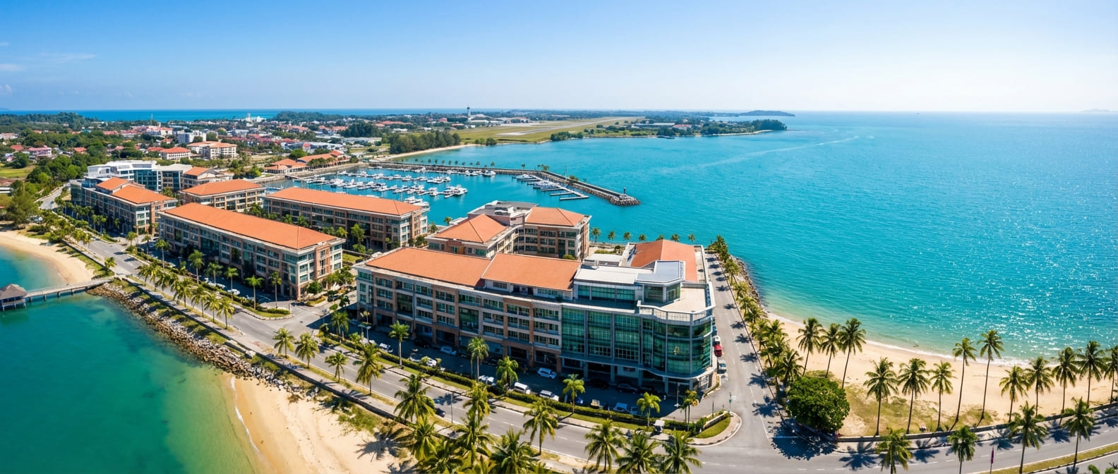 Labuan Financial Park aerial