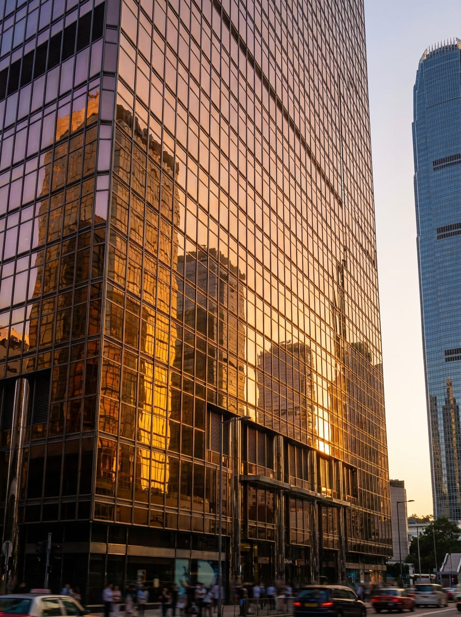 Cheung Kong Center. SFC offices in Central Hong Kong