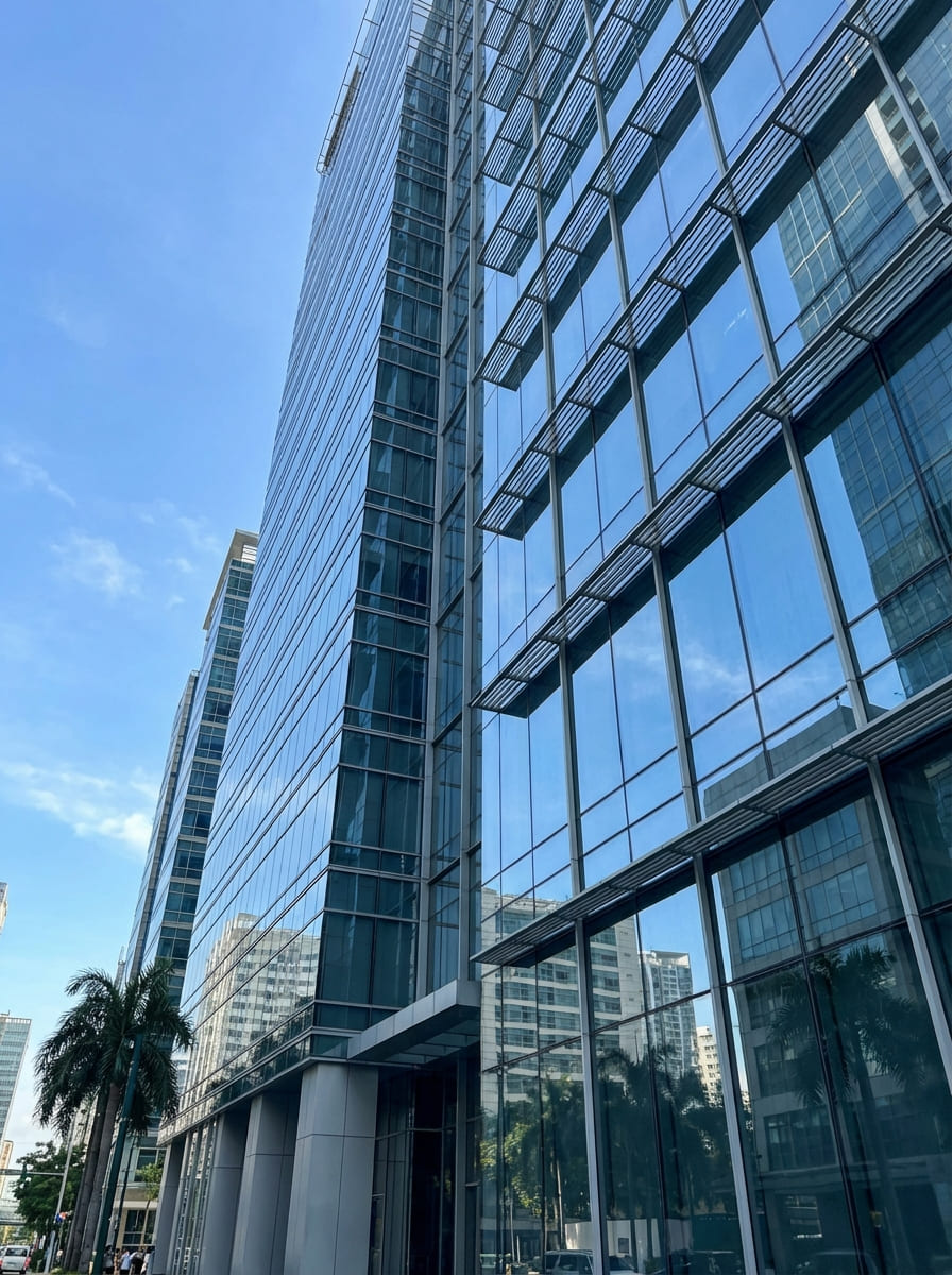 Modern BGC office tower, Taguig